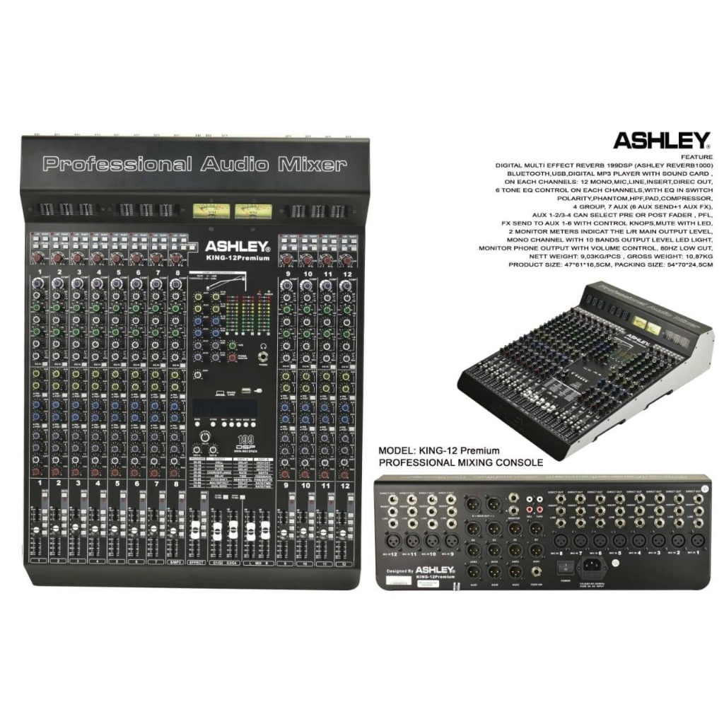 MIXER ASHLEY KING 12 PREMIUM KING12 PREMIUM KING12PREMIUM ORIGINAL
