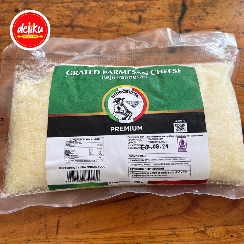 

Indocheese keju parmesan premium 200gr