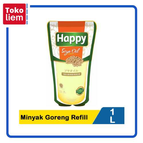 

Happy Soya Minyak Goreng Refill 1L