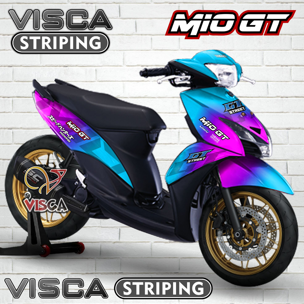 Decal Mio GT Full Body - Stiker Mio GT Variasi Full Body - Striping Mio GT Variasi - Decal Hologram 