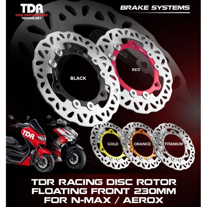 piringan cakram TDR floating nmax // piringan cakram nmax