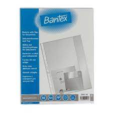 

Bantex document pocket with flap plastik dokumen dengan penutup A4