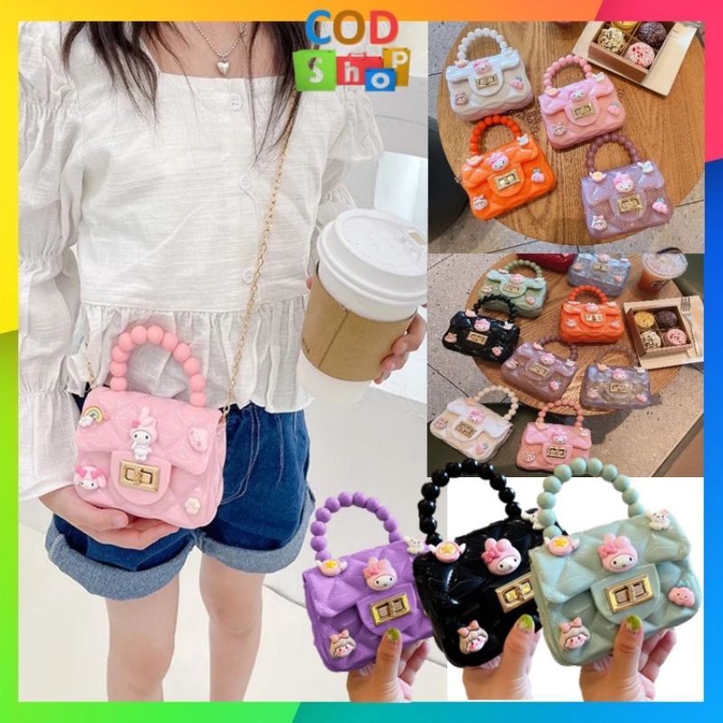TAS ANAK PEREMPUAN CANTIK TAS JELLY ANAK FHASION