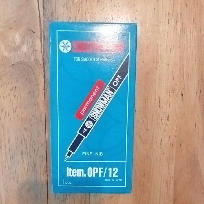 

pulpen snowman OPF permanent 1 Lusin