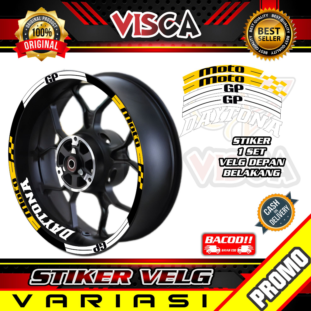 Stiker Velg List Velg Motor Stiker Velg Ring 17 Daytona 1