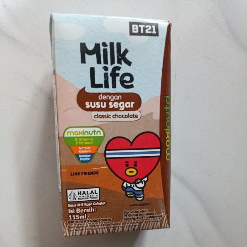 

MilkLife susu segar UHT classic chocolate 115ml