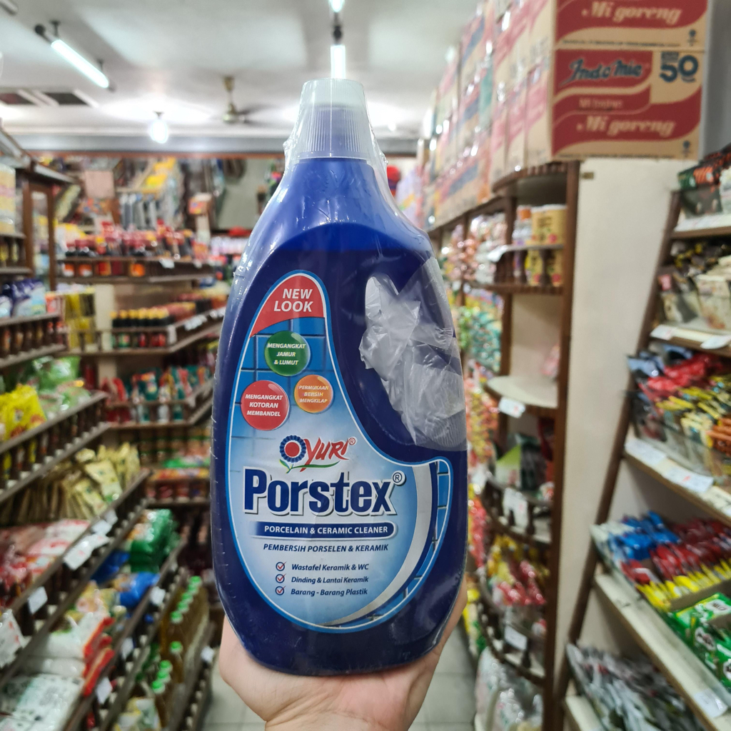 YURI PORSTEX 1 L PEMBERSIH PORSELEN DAN KERAMIK BOTOL 1000ml