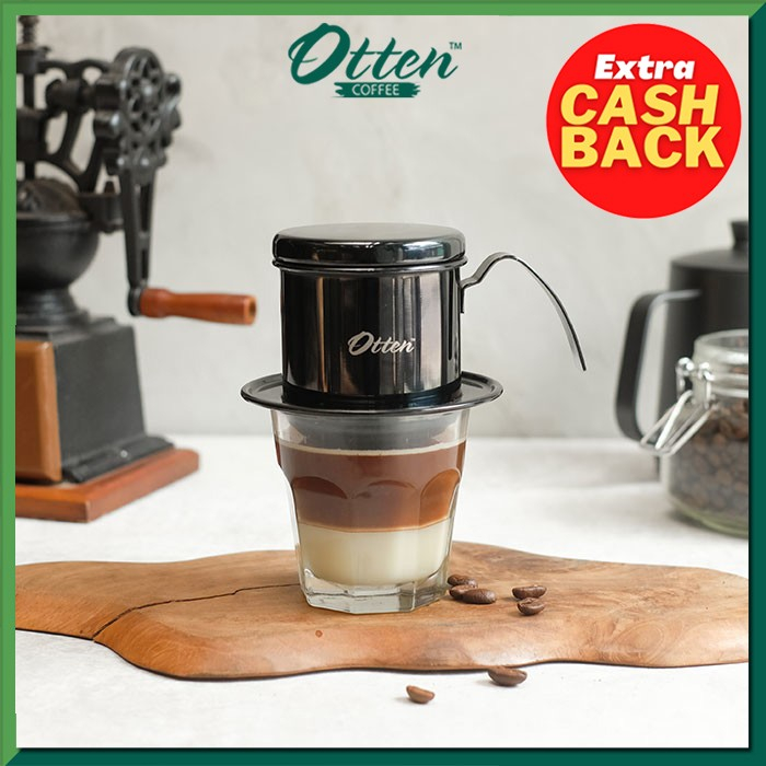 Otten Coffee - Vietnam Drip XL Black - Alat Seduh Kopi Manual Saringan Kopi