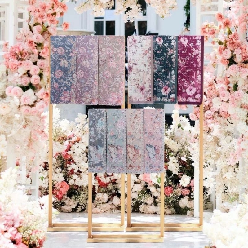 Monogram Scarf (FREE gelang VH) dan Daily,Tudejul,Nirwana Scarf ori VanillaHijab