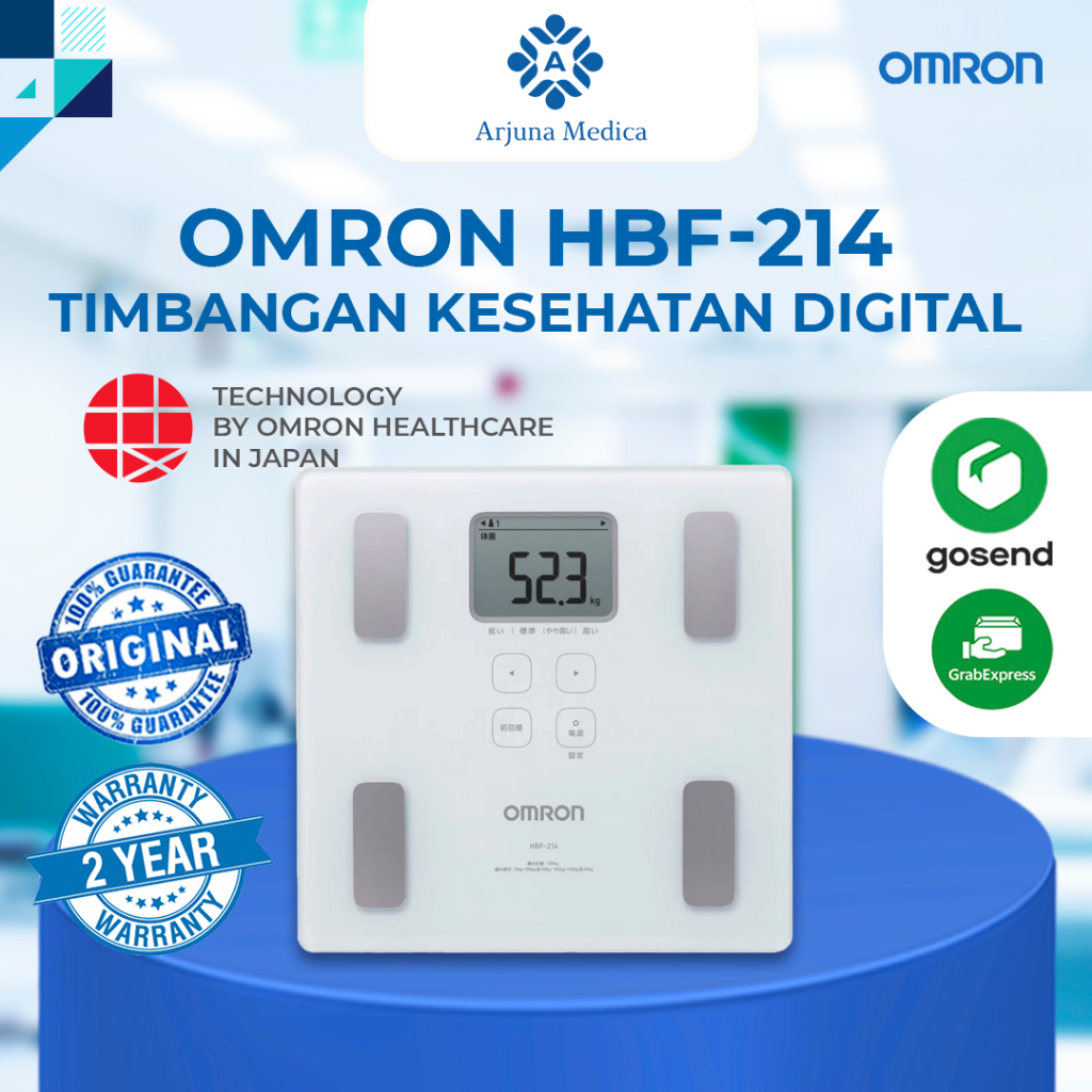 Timbangan Omron HBF-214 |Timbangan Badan Digital | Digital Body Fat