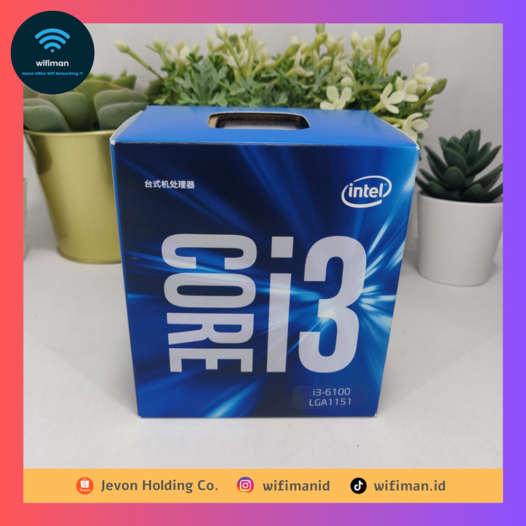 Intel i3 6100 2C4T 3,7GHz LGA 1151 Processor i3-6100 Bukan G4400 G4560 G4600 Pentium