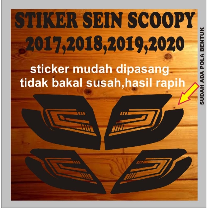 stiker cutting sticker variasi sen scoopy 2017,2018,2019,2020