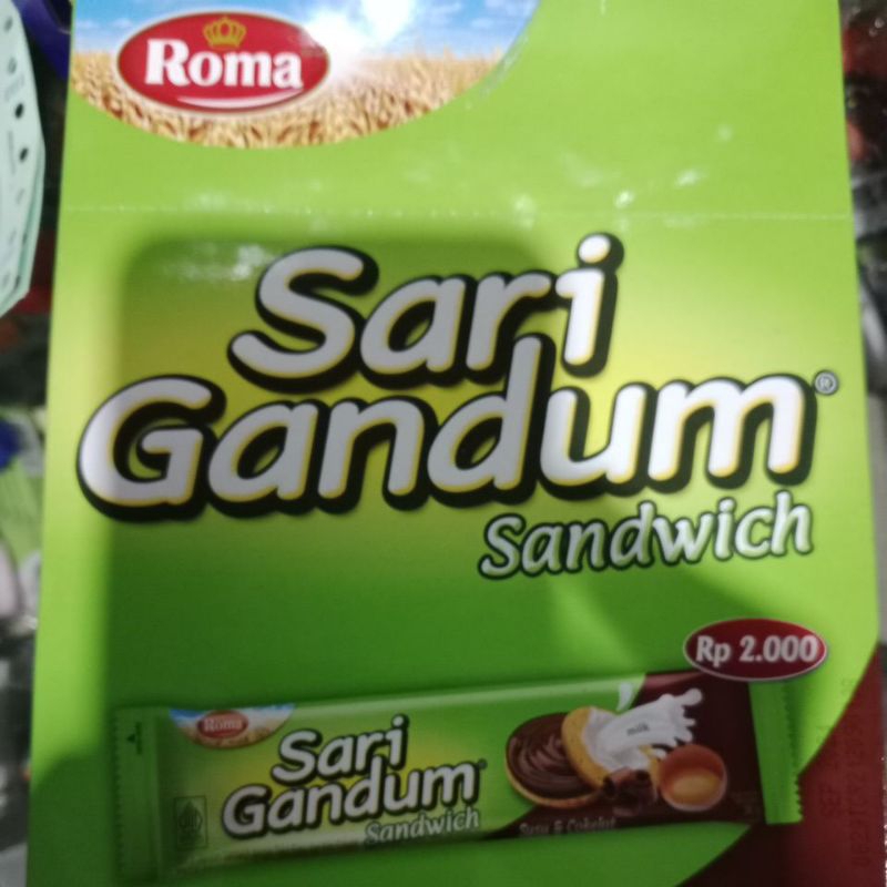 

Sari Gandum Roma sandwich (susu&coklat)