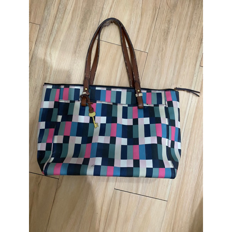 preloved fossil tote bag