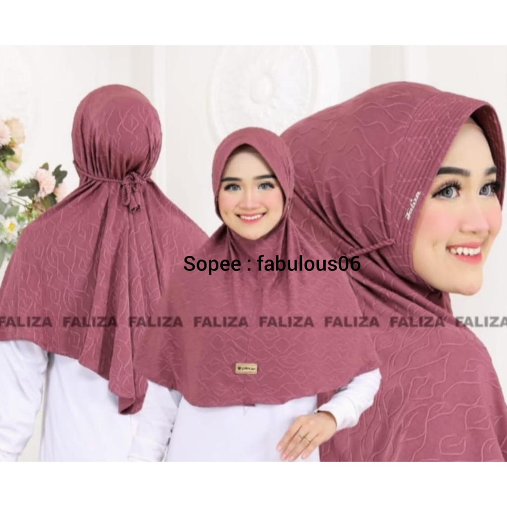 HIJAB MOTIF DAUN TALI ULIR HIJAB JAGUWAR TALI KHIMAR INSTAN TERLARIS2023