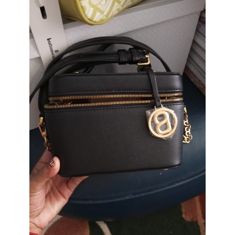 Anna Vanity Bag Buttonscarves Black