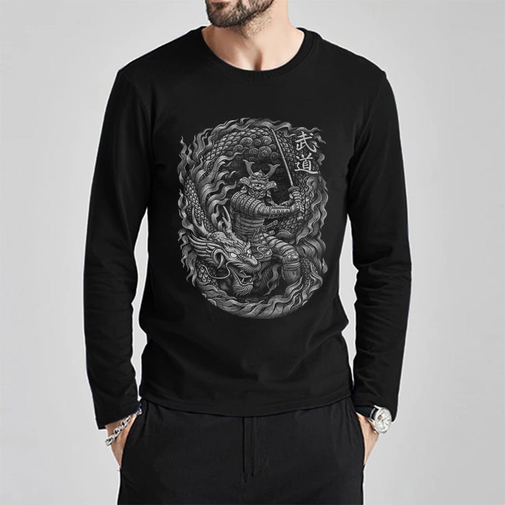 KAOS PRIA LENGAN PANJANG "NAGA" DISTRO PRIA /KAOS OBLONG PANJANG