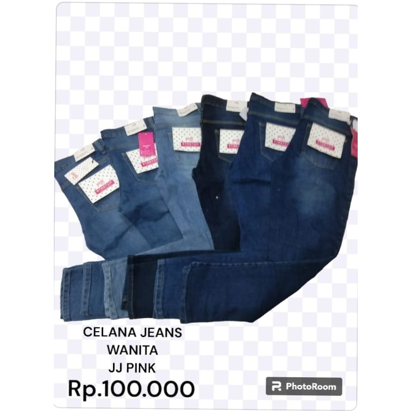CELANA JEANS WANITA 100 RIBUAN MERK JJ PINK BY RAMAYANA MURAH BANGETT SIZE 28 - 30