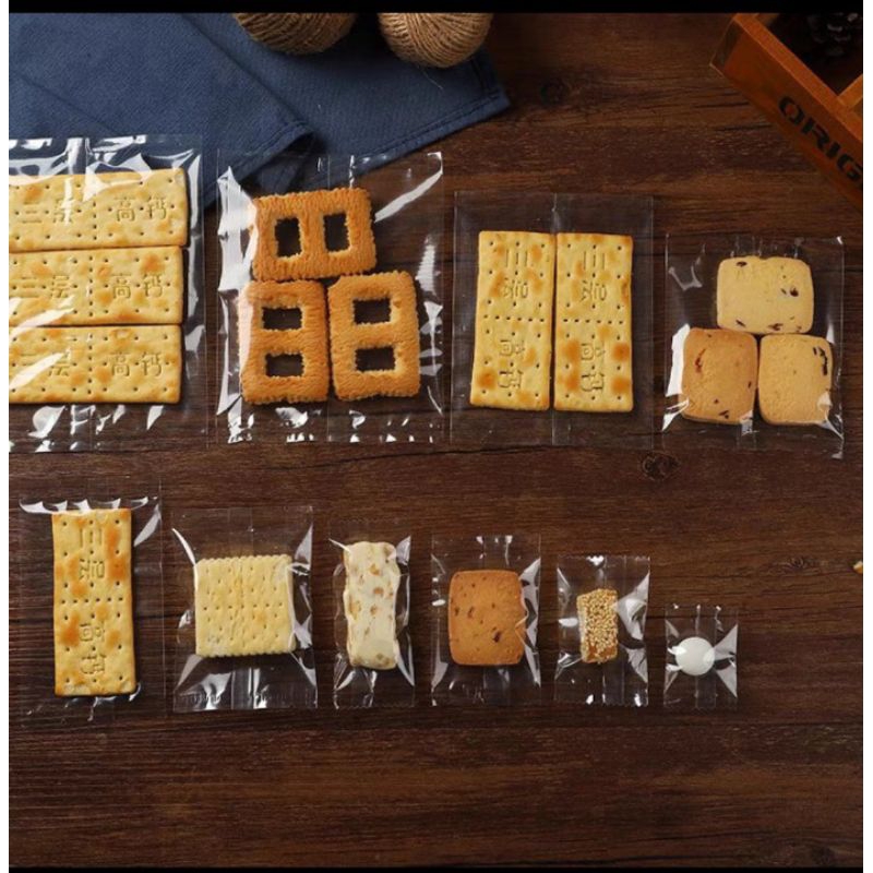 Plastik Polos Bening Kue Nastar Cookies Kue Bulan Mooncake
