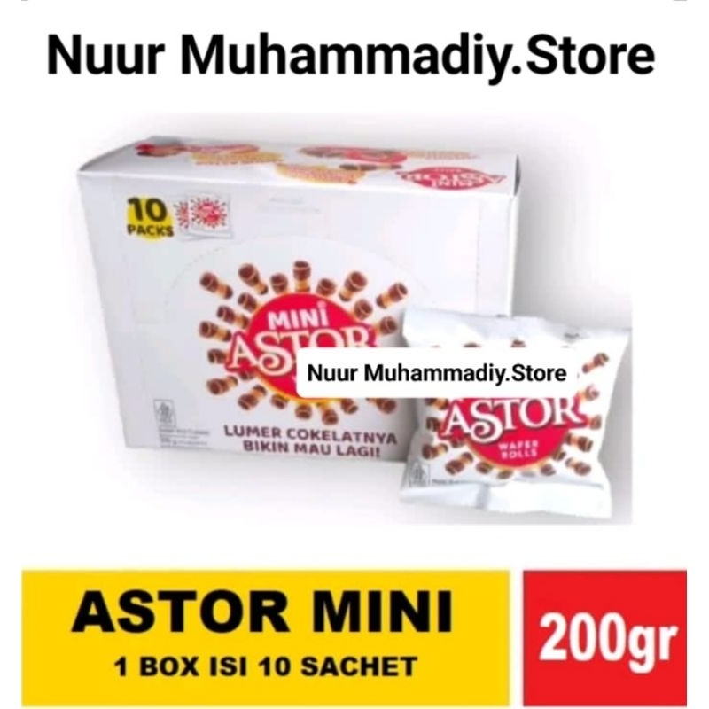 

Mini Astor Coklat ( Harga 1 Box isi 10 Sachet)