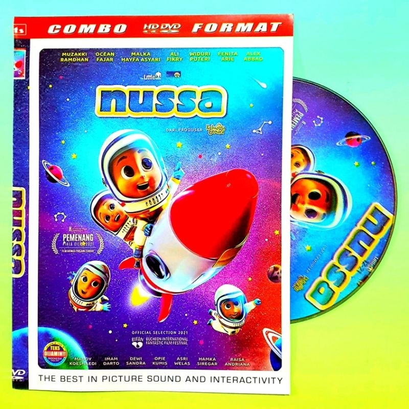 KASET (D.V.D) KARTUN FILM NUSSA THE MOVIE TERBARU - FILM NUSSA RARA TERLARIS - FILM KARTUN ANAK ISLA