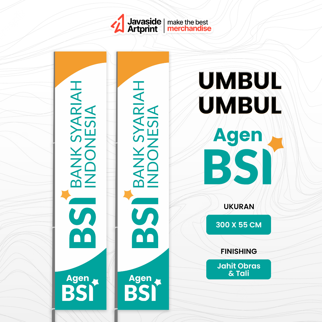 Umbul umbul kain Agen BSI Smart