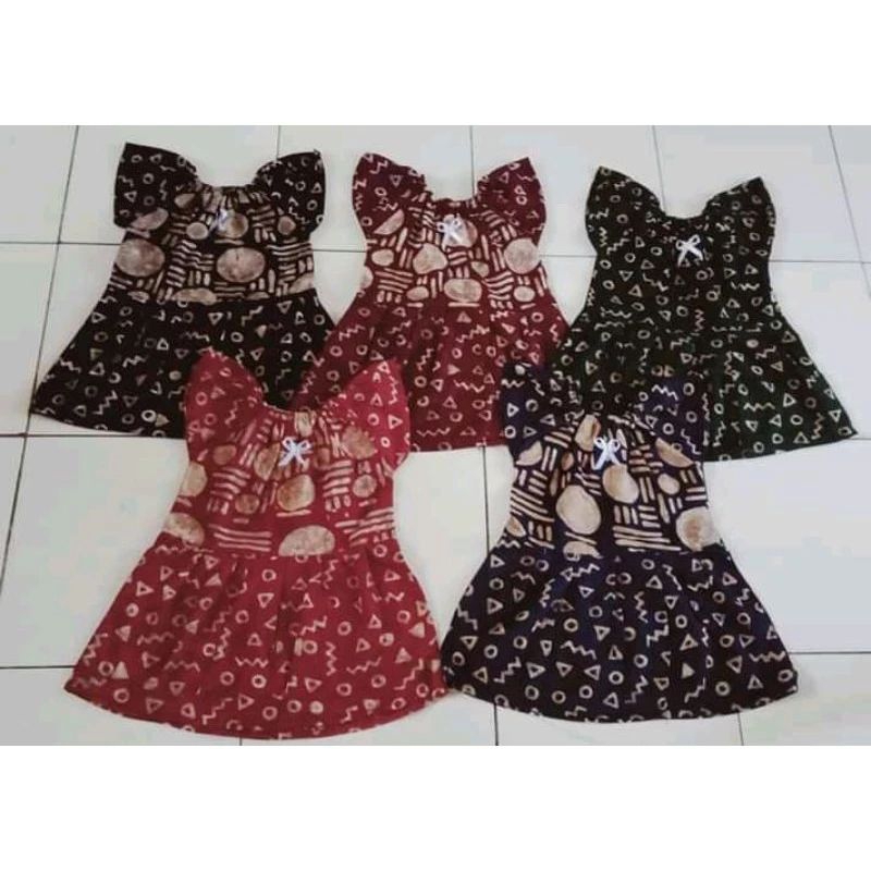 Daster Anak Perca Batik Motif Random