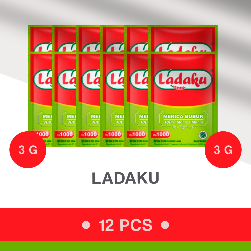 

Ladaku Merica Bubuk Renceng (3g) isi 12 pcs