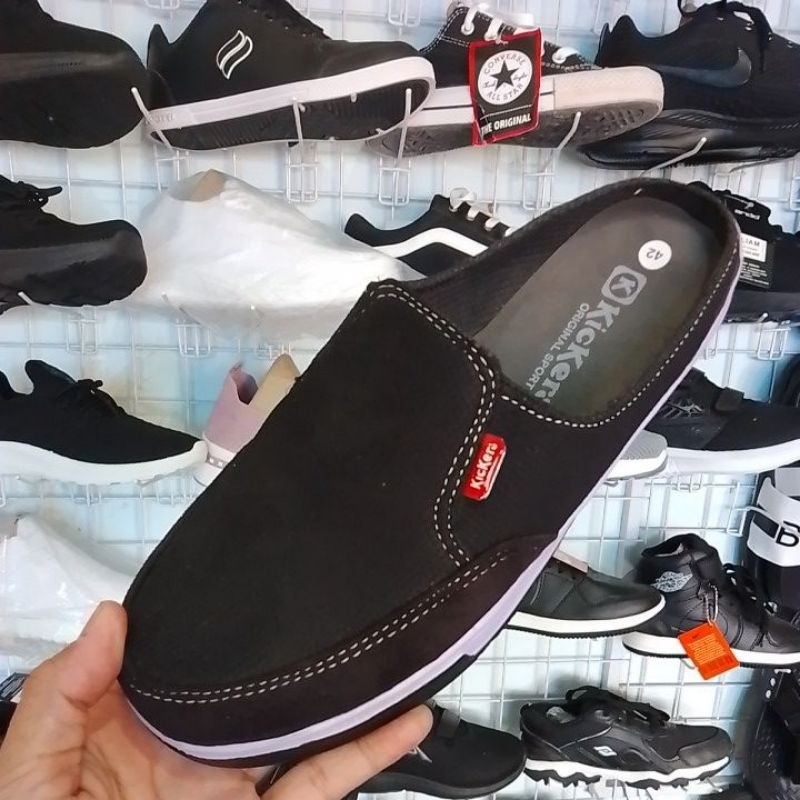 slop pria keren slop Kicker sepatu sandal Kicker slop pengantin pria slop jalan slop santai sandal p