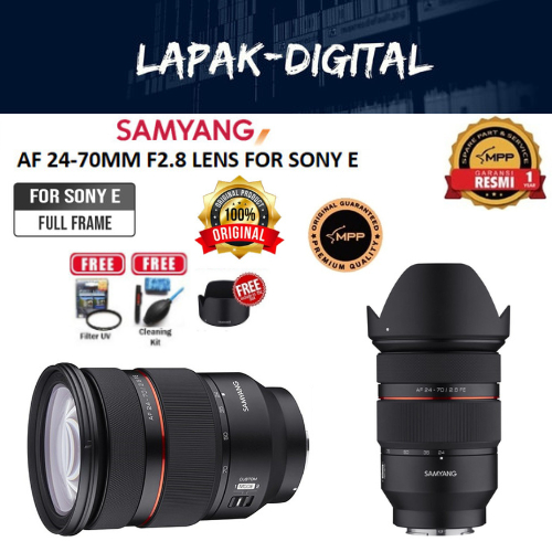 Lensa Samyang AF 24-70mm f2.8 FE Sony Fullframe Samyang AF 24-70 f/2.8 RESMI