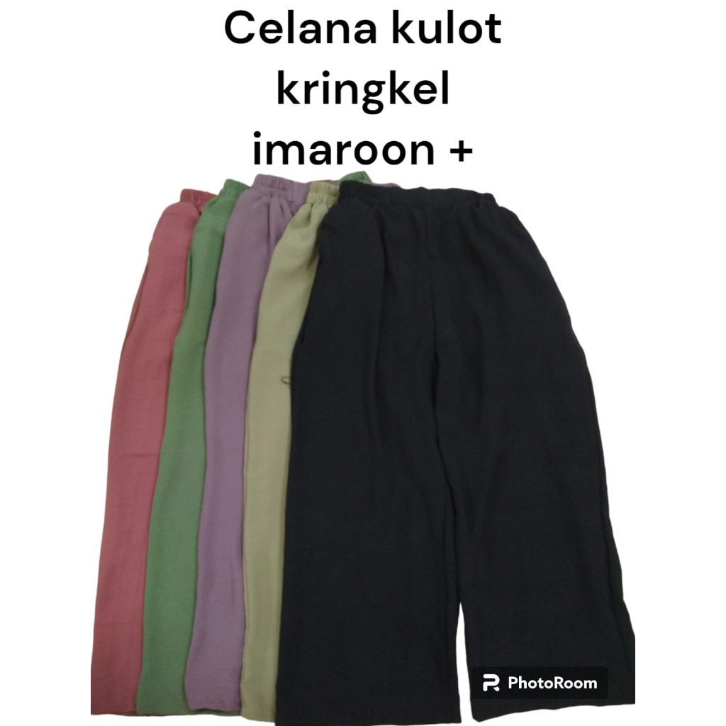CELANA KULOT KRINGKEL MERK iMAROON BY RAMAYANA 150RB/2PCS