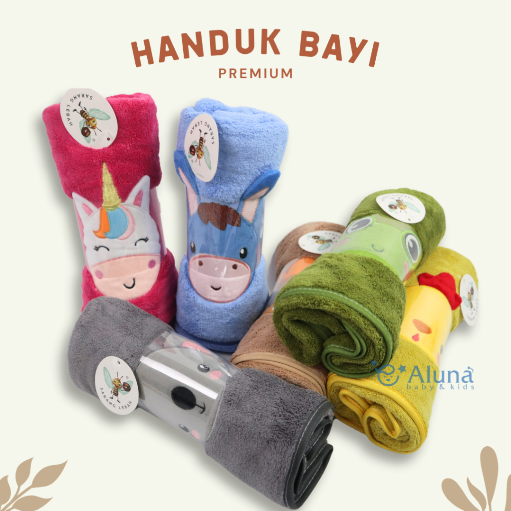 Handuk Microfiber Sarang Lebah Ukuran 50x100 Bordir Mata / Kuping Timbul