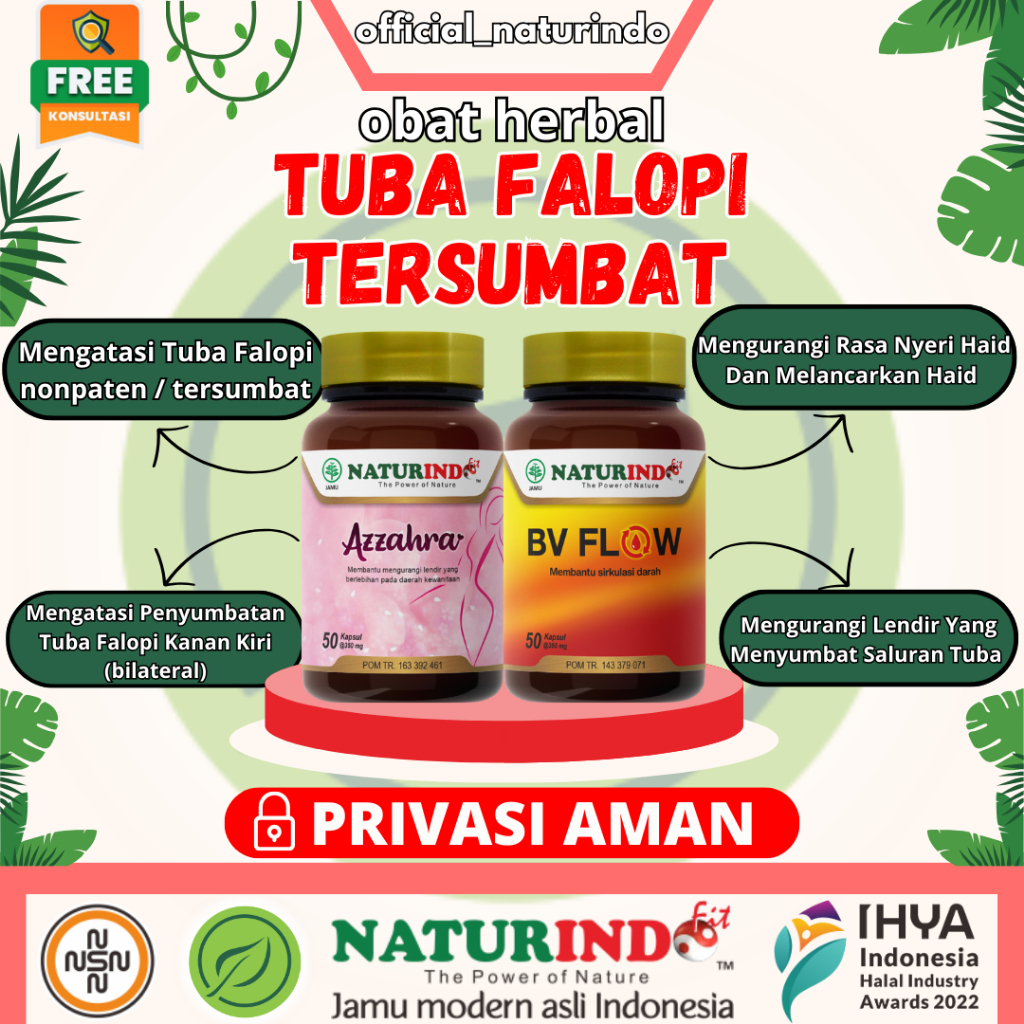 Obat Herbal Tuba Falopi Tersumbat Nonpaten Herbal Naturindo