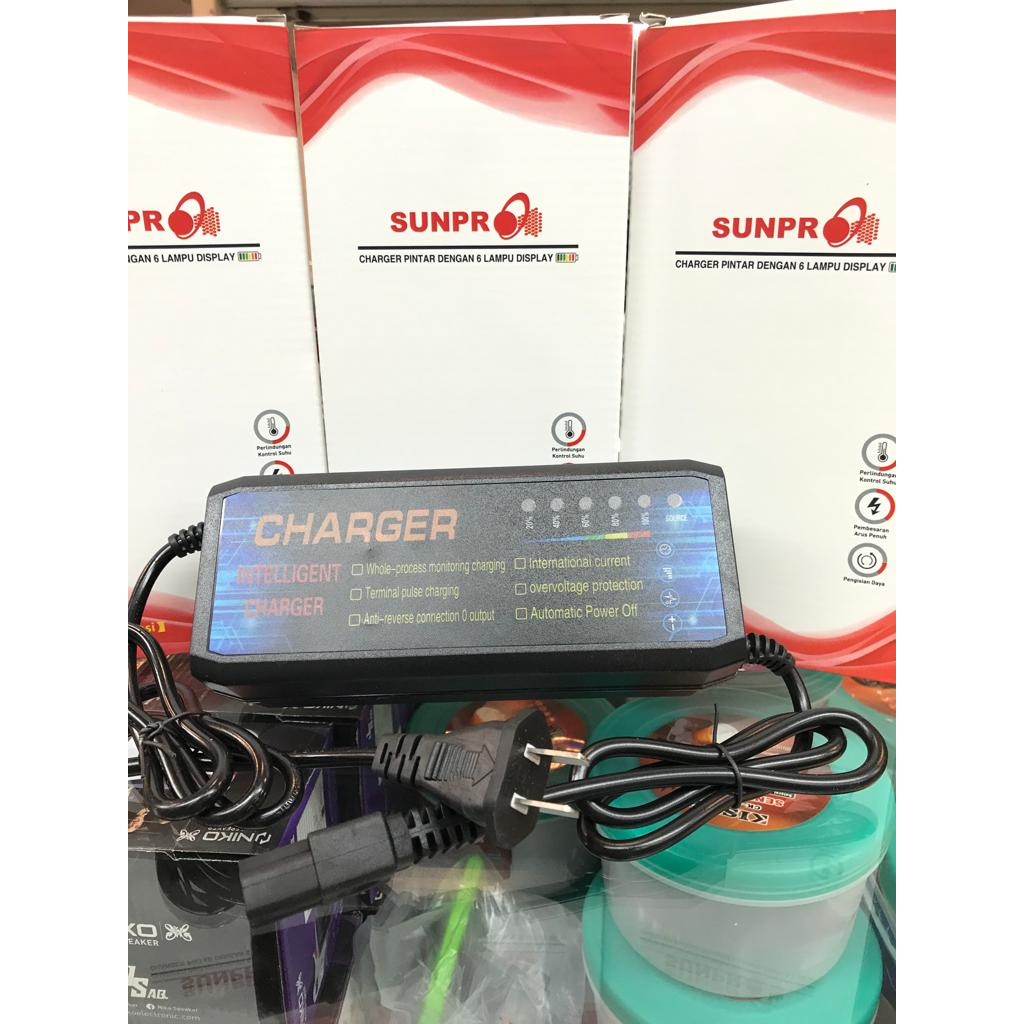 TERMURAHH!!! Charger sepeda listrik 48v 12ah universal cas casan sparepart selis super rider sunrace