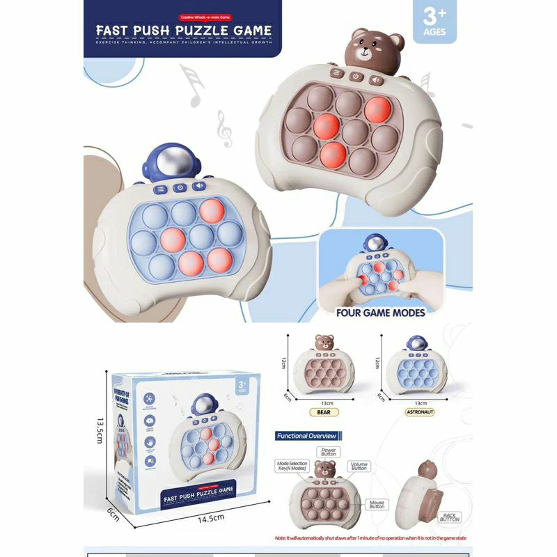 Pop It Elektrik / Pop it elektronik / Mainan anak pop it challenge