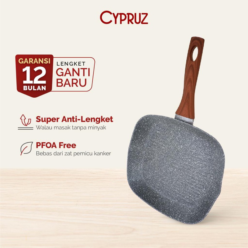 Cypruz Wajan Panggangan BBQ Pan 28 cm