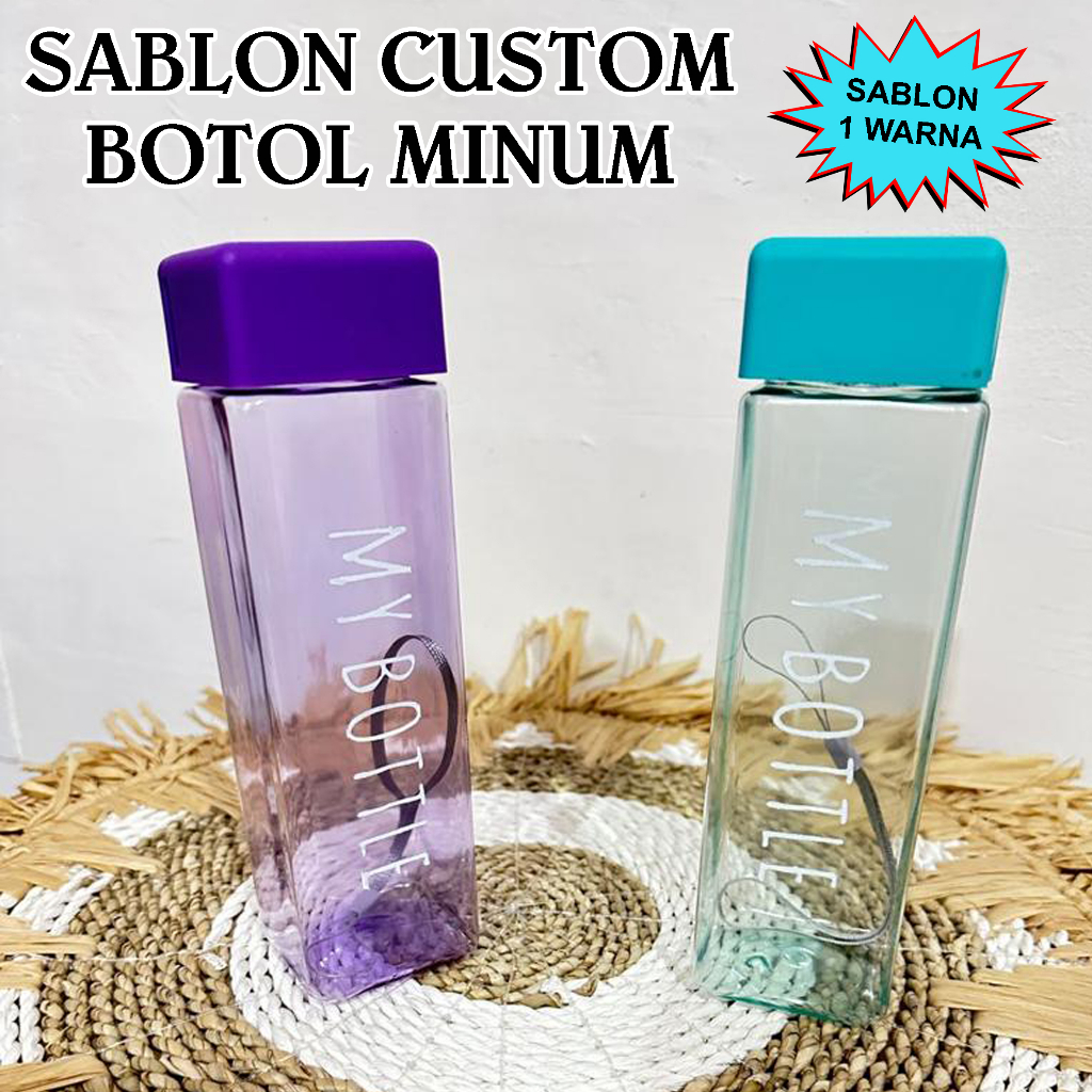 Sablon Custom Botol Minum