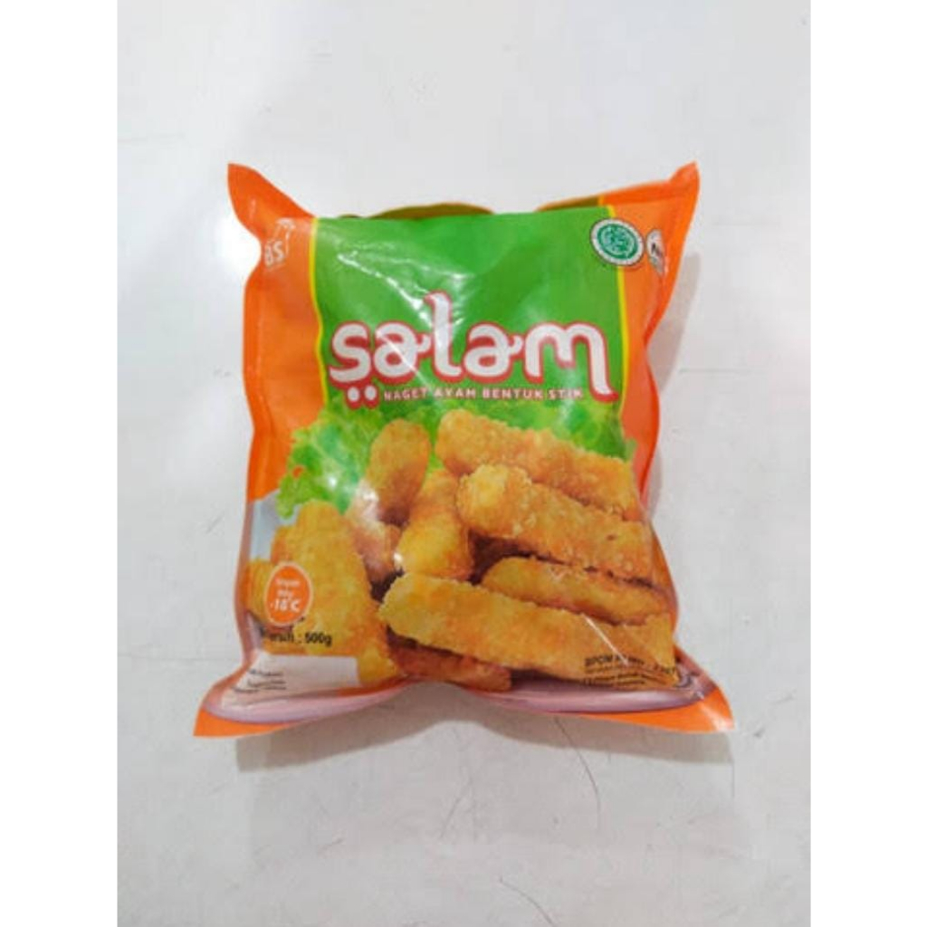 

SALAM NUGET AYAM BENTUK STIK BERAT 500GR