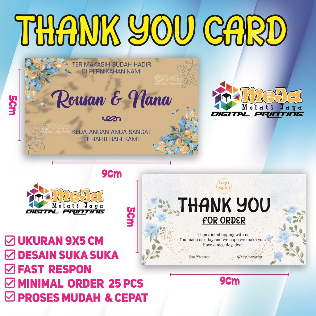 

Thank You Card Murah