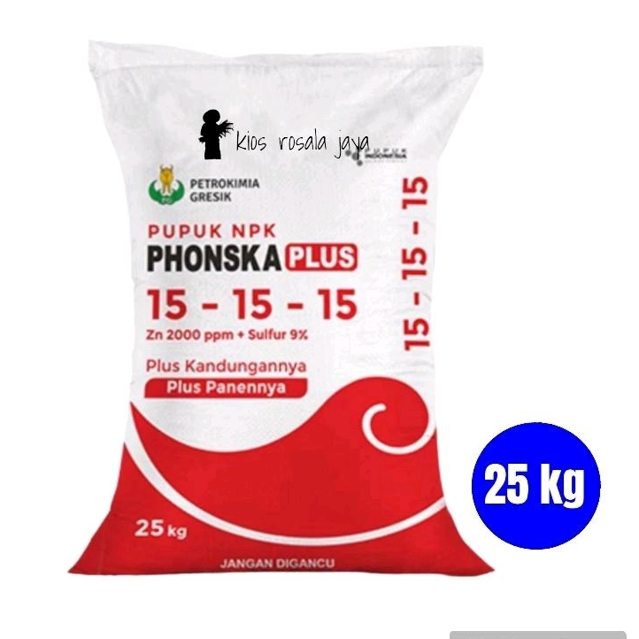 Pupuk NPK PHONSKA PLUS 25 KG ORI kemasan pabrik