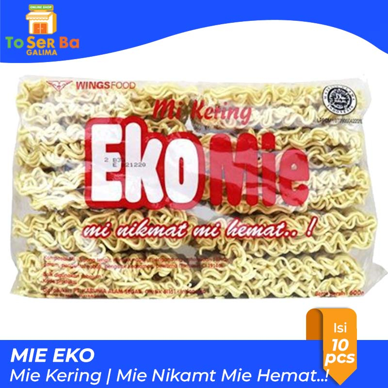 

EKOMIE MIE KERING | MIE ENAK BERKUALITAS ISI 10 PCS