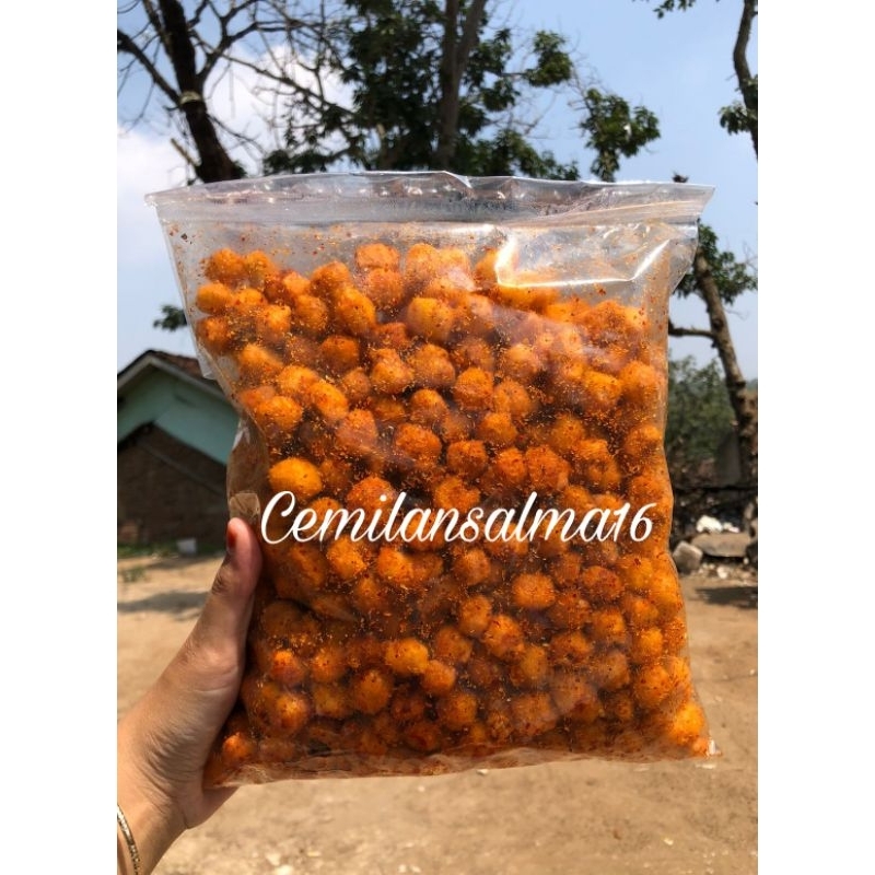 

Cimol mini kering Crispy pedas Daun Jeruk isi 500gram