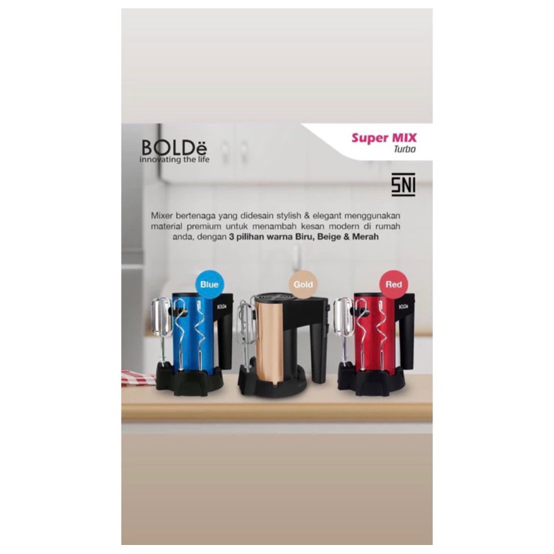 Bolde Super Mixer Turbo - Mixer Bolde