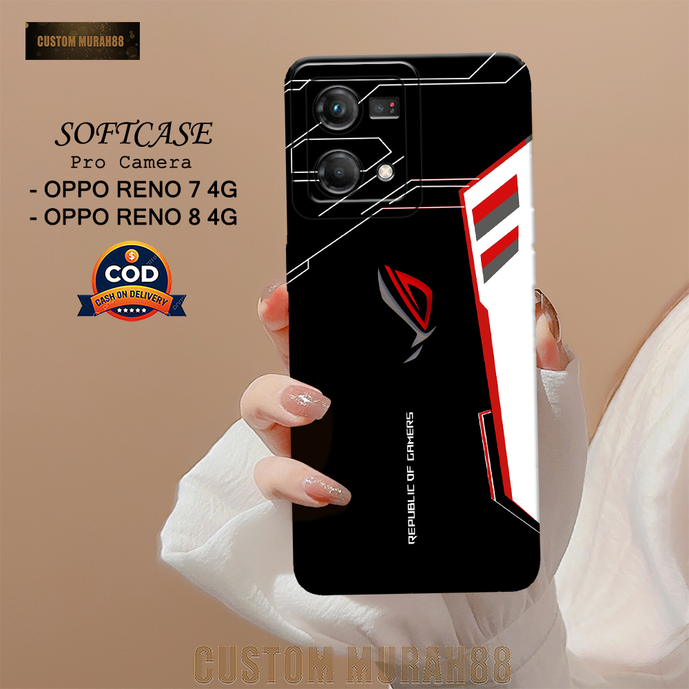 Case Oppo Reno 4 Terbaru - Fashion Case GAMING - Casing Hp Oppo Reno 4 - Softcase Pro Camera Oppo Re