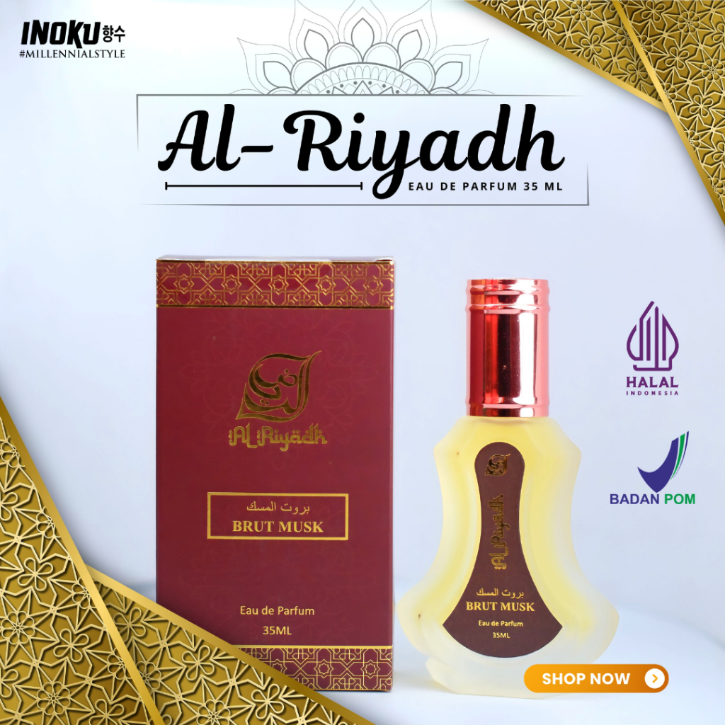 Parfum Al Riyadh Brut Musk | Brut Musk | Parfum Arabian | Parfum EDP | Parfum Tahan Lama | 35 ML