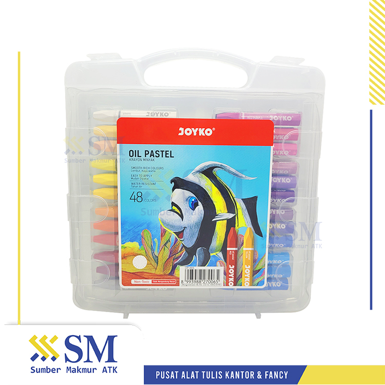 

CRAYON/KRAYON OIL PASTEL JOYKO 48 WARNA