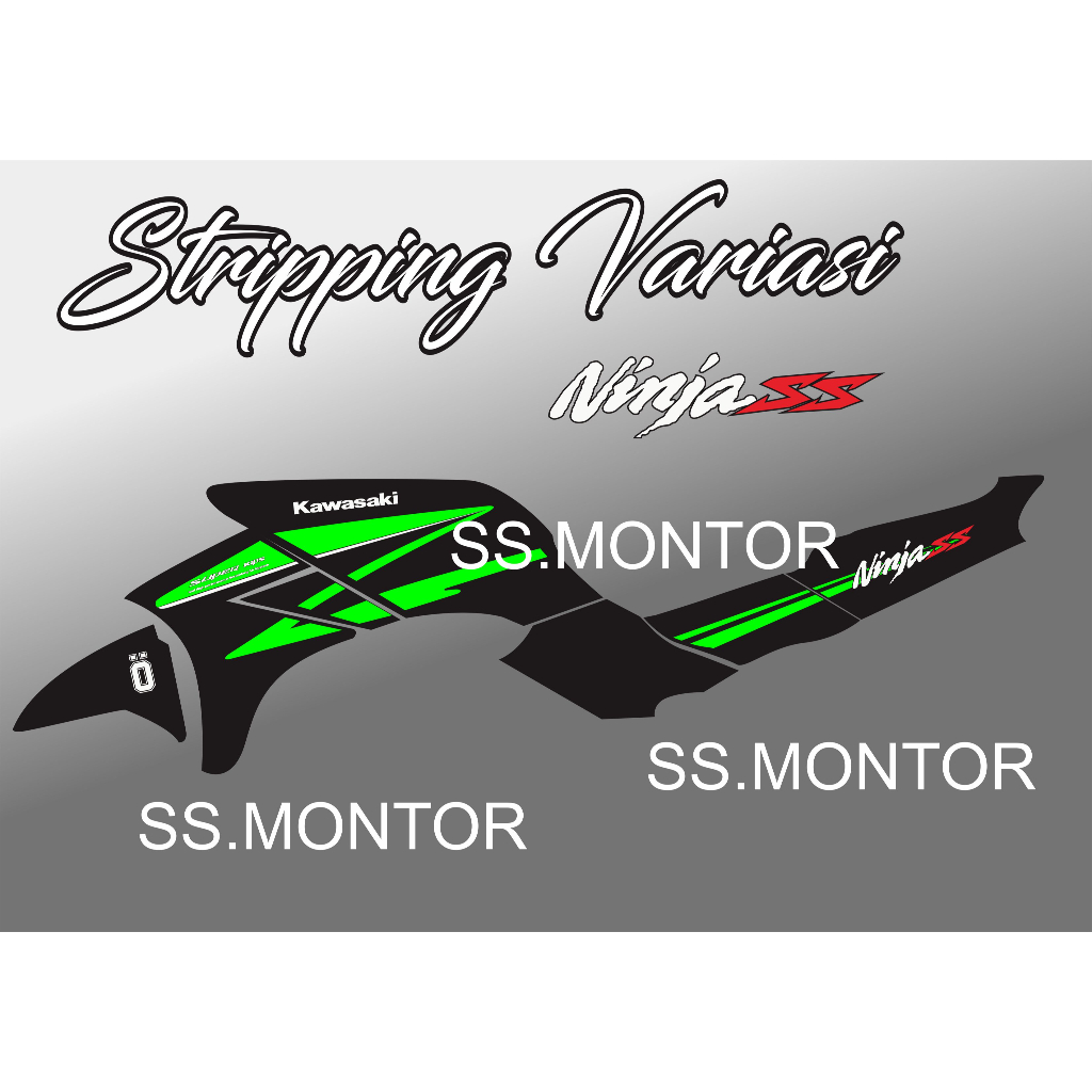 STRIPING STIKER NINJA SS 2015 SE CUSTOM