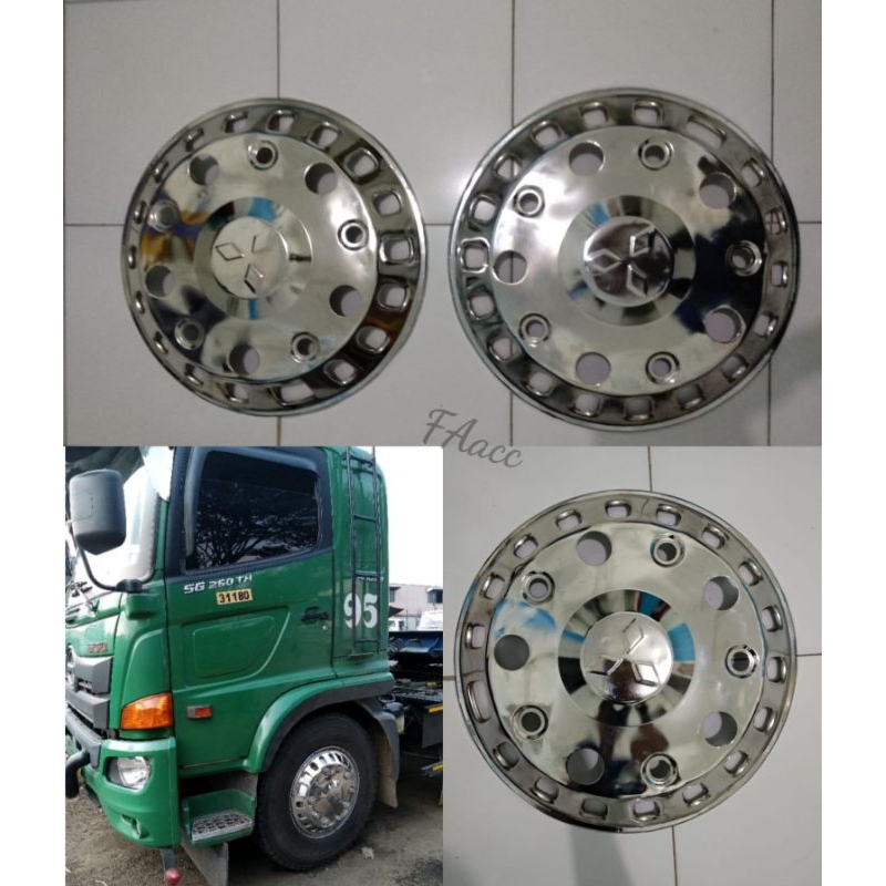 weldop Truk/Bus ring 20 lobang baut 10 dop roda Truk Fuso Hino ring 20 depan saja (2pcs)