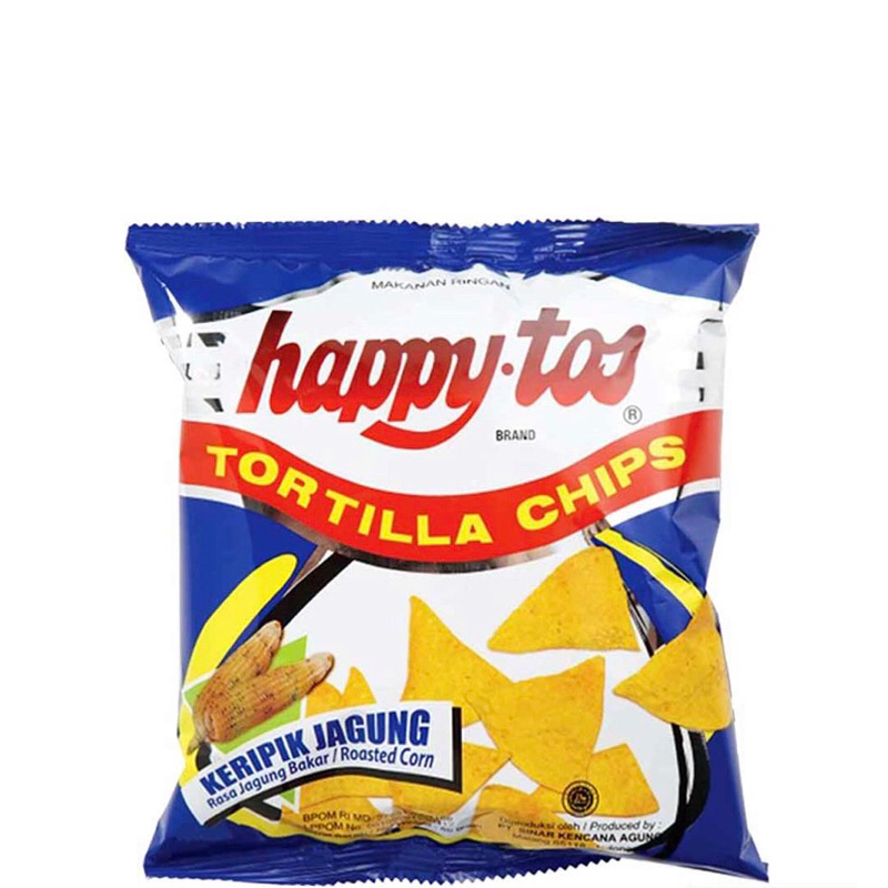 

Happy tos Happytos tortilla chips 55g jagung bakar