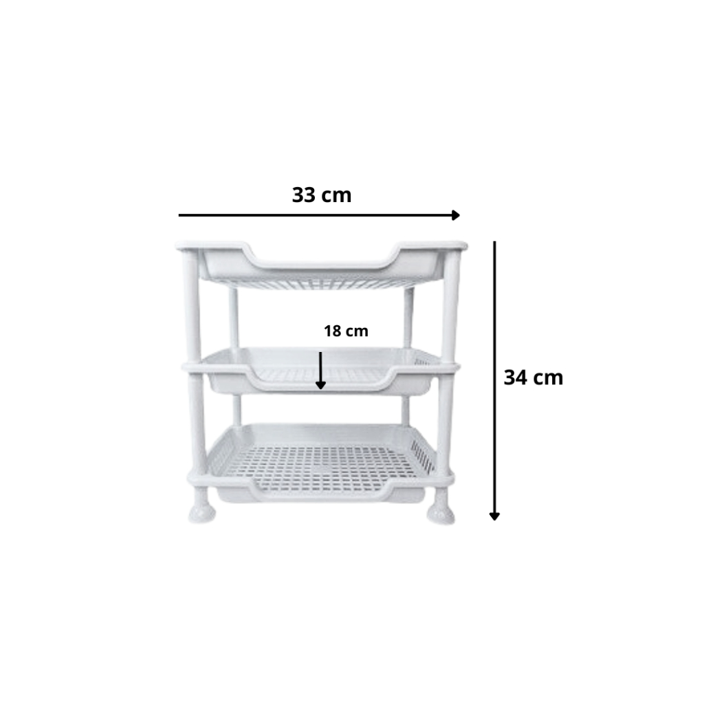 TERBARU RAK SEGI EMPAT PLASTIK SERBAGUNA 2 SUSUN DAN 3 SUSUN TEMPAT PENYIMPANAN ALAT TULIS OBAT